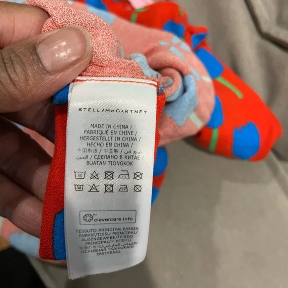 Stella McCartney Kids girls red tulip dress - Picture 4 of 7